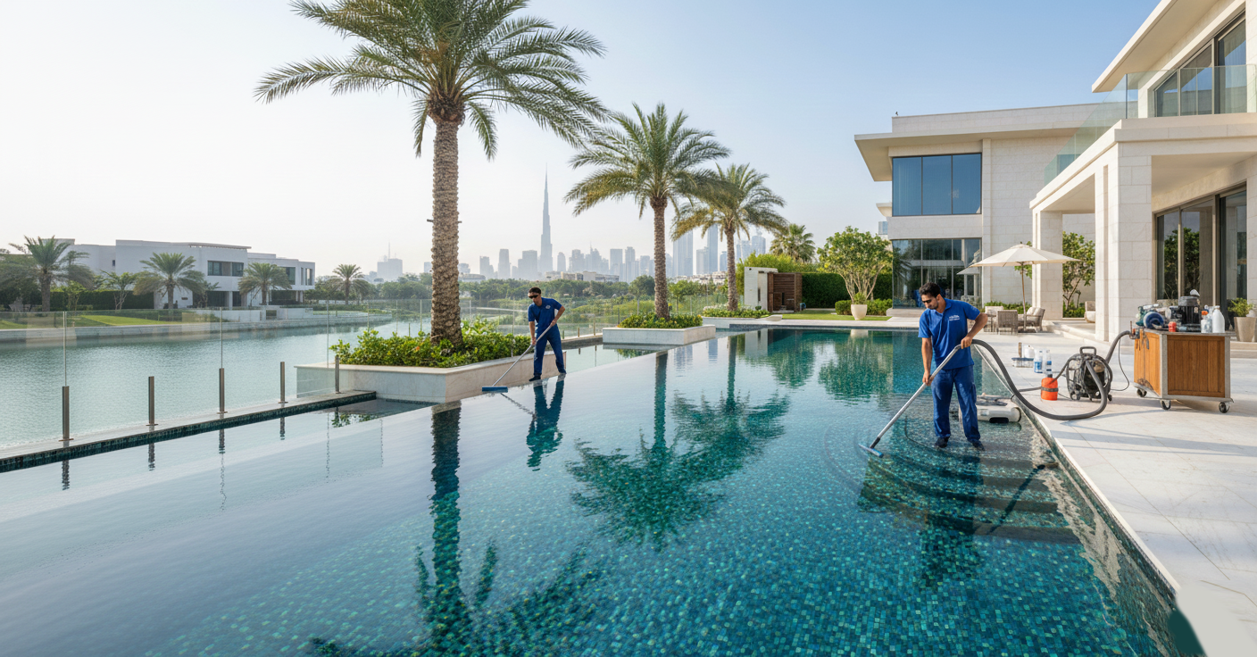 Pool Maintenance Dubai by Green Creation