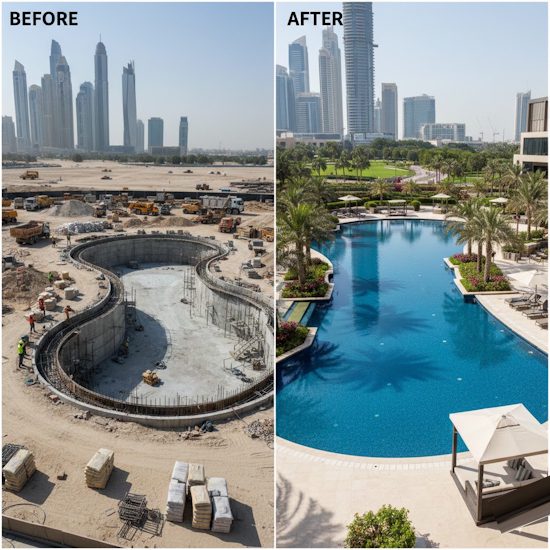 Step-by-Step Pool Construction Process in Dubai: Expert Insights