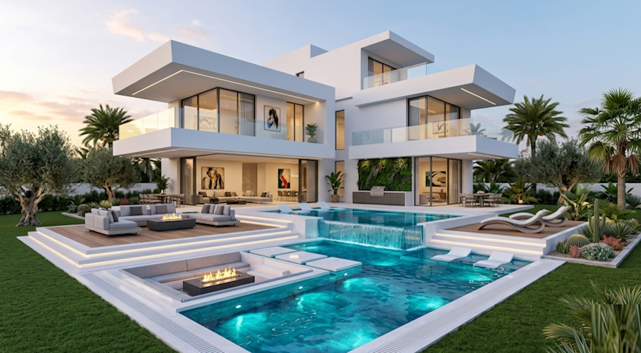 Villa Pools by Green Creation